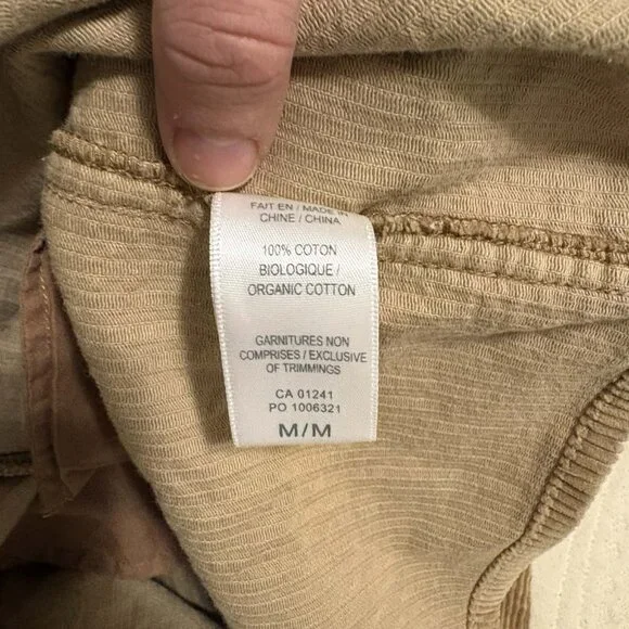 Corduroy Tan Overall Jumpsuit - Picture 6 of 11